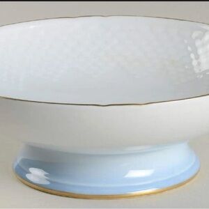Blue and White Bowl with Seagull Design
